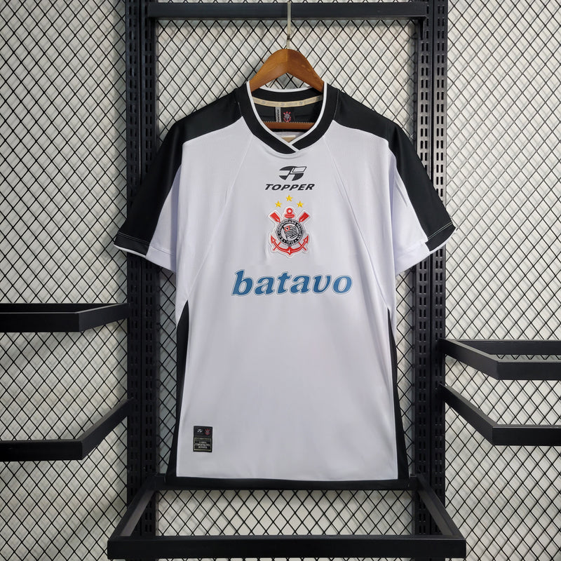 Camisa Mundial Corinthians Retrô | 2000 Topper - Branca