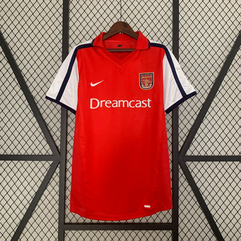 Camisa I Arsenal Retrô | 01/02 Nike - Vermelha