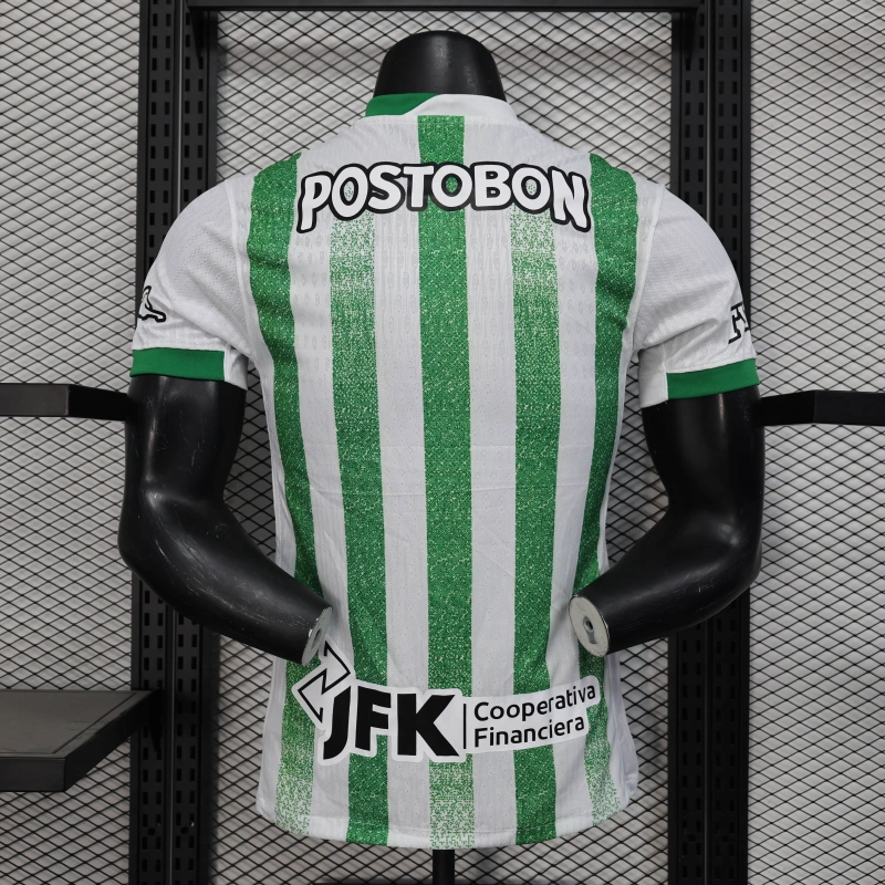 Camisa I Atlético Nacional | 25/26 Modelo Jogador Nike - Verde e Branca