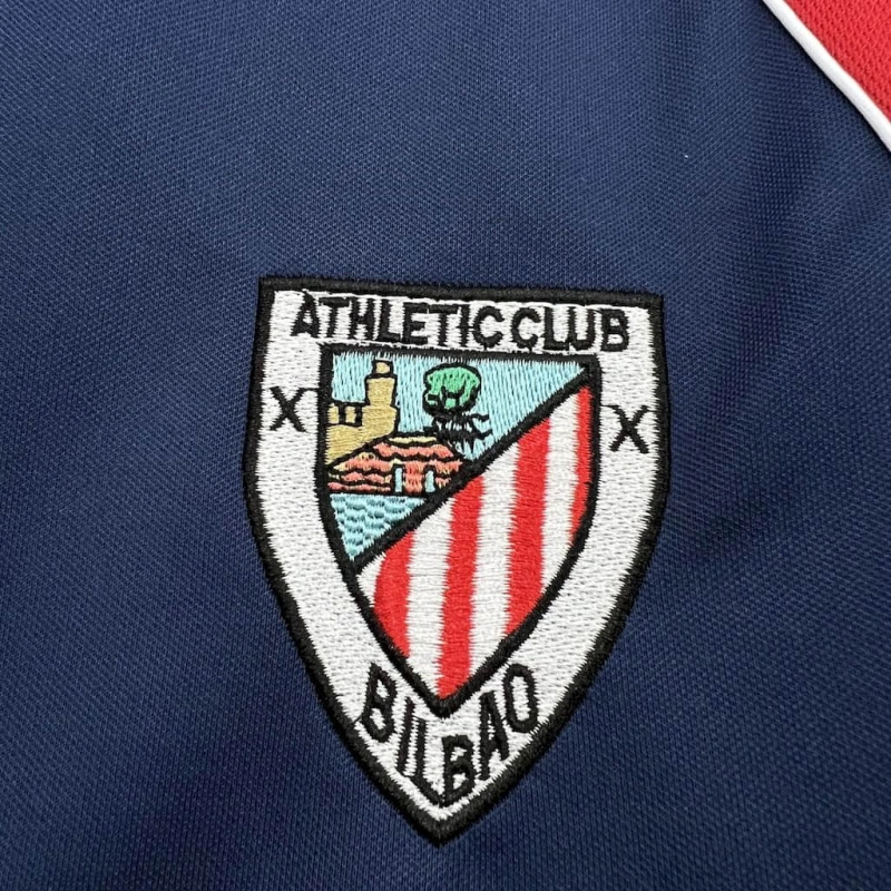 Camisa II Athletic Bilbao Retrô | 99/00 Adidas - Azul e Vermelha