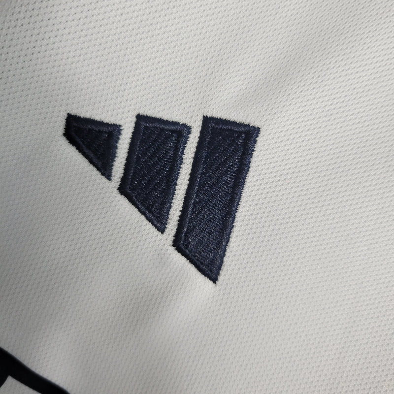 Camisa I Real Madrid | 23/24 Torcedor Adidas - Branca - Manga Longa