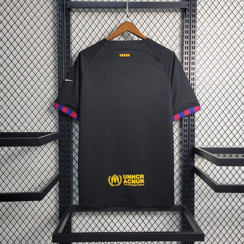 Camisa Barcelona | 23/24 Torcedor Nike - Preta Amarela e Vermelha