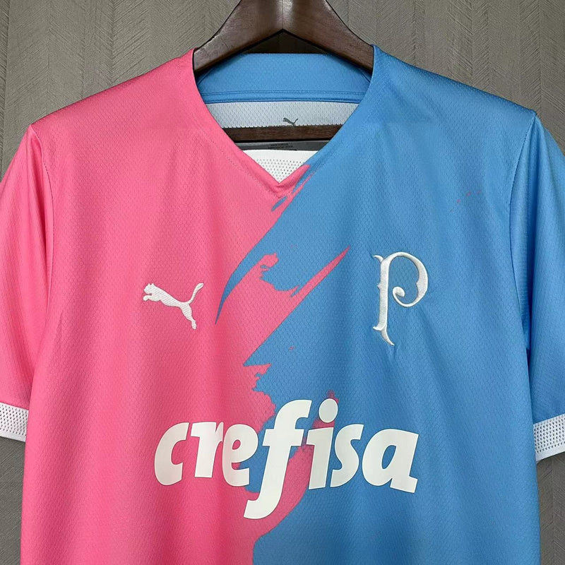 Camisa Edição Especial Palmeiras | 23/24 Torcedor Puma - Azul e Rosa
