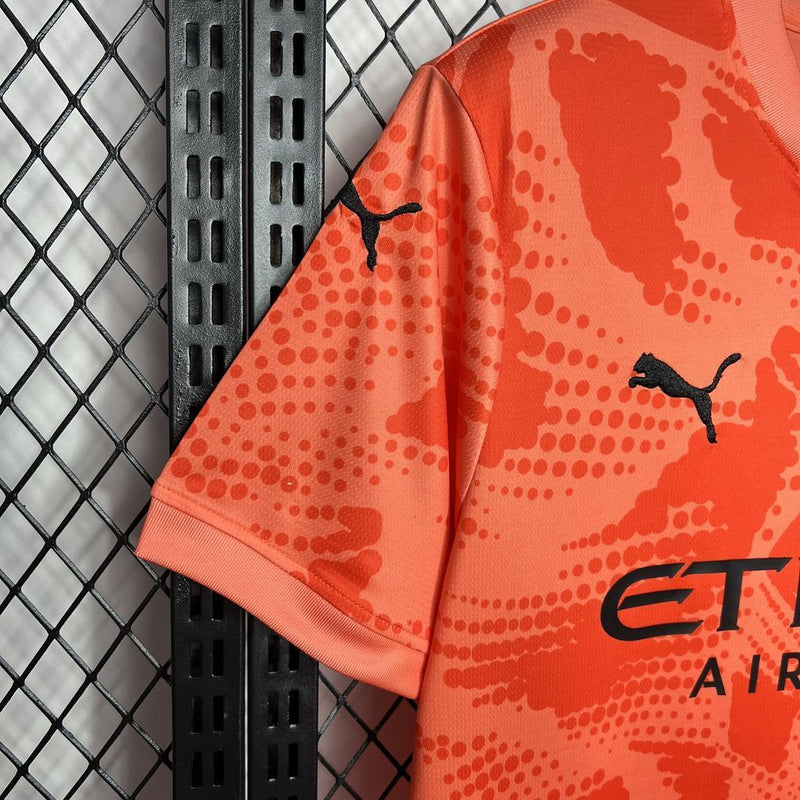 Camisa Goleiro Manchester City | 24/25 Torcedor Puma - Laranja
