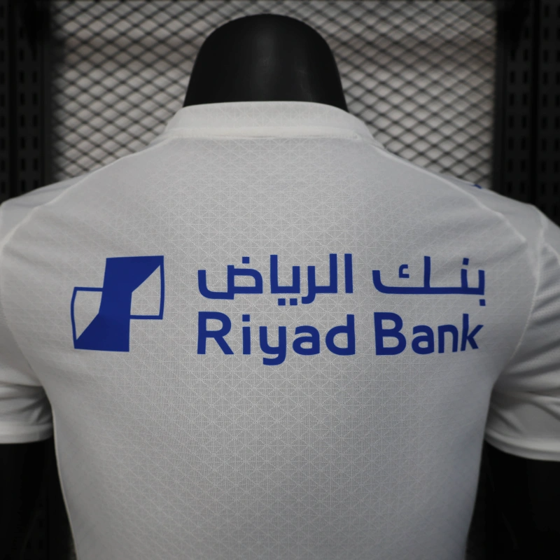 Camisa II Al-Hilal | 25/26 Modelo Jogador  - Branca e Azul