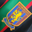 Camisa II Aston Villa Retrô | 93/95 Asics - Verde Vermelha e Preta