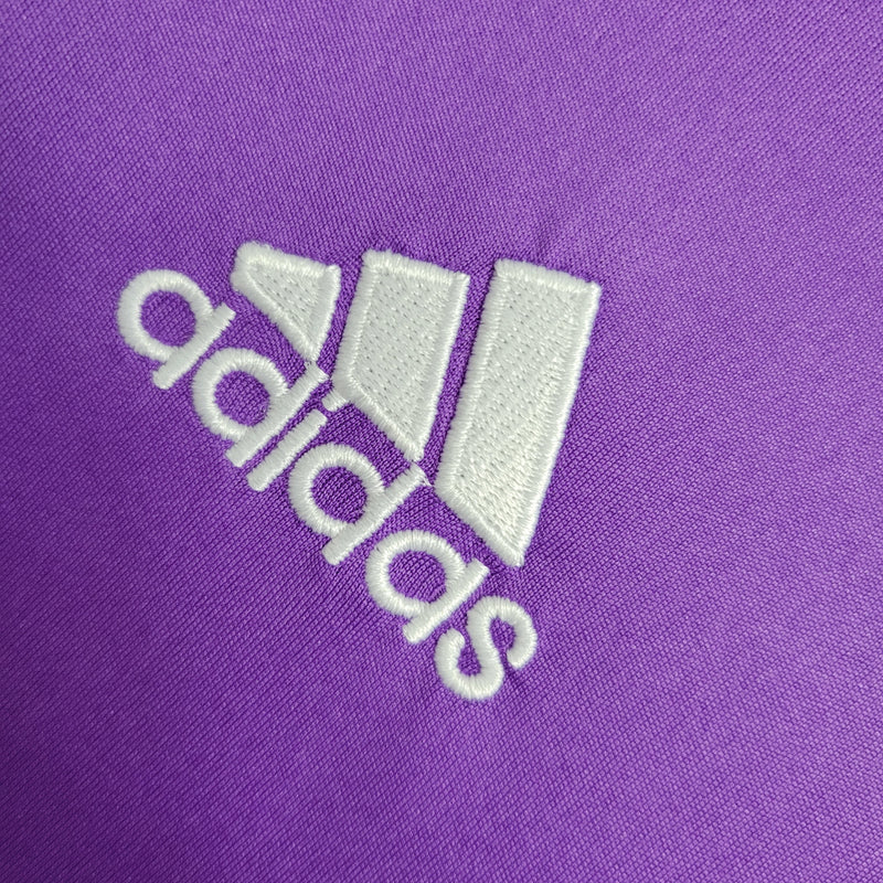 Camisa Champions League Real Madrid Retrô | 16/17 Adidas - Roxa - Manga Longa