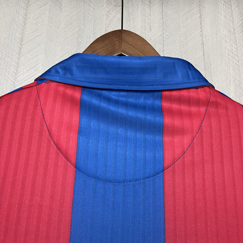 Camisa I Barcelona Retrô | 1991/92 Torcedor - Vermelha e Azul