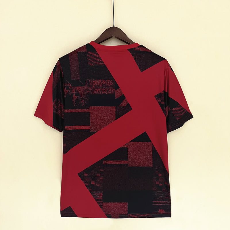 Camisa de Treino Flamengo | 23/24 Torcedor Adidas - Vermelha e Preta
