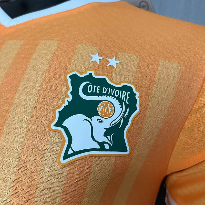 Camisa I Costa do Marfim | 23/24 Modelo Jogador Puma - Laranja