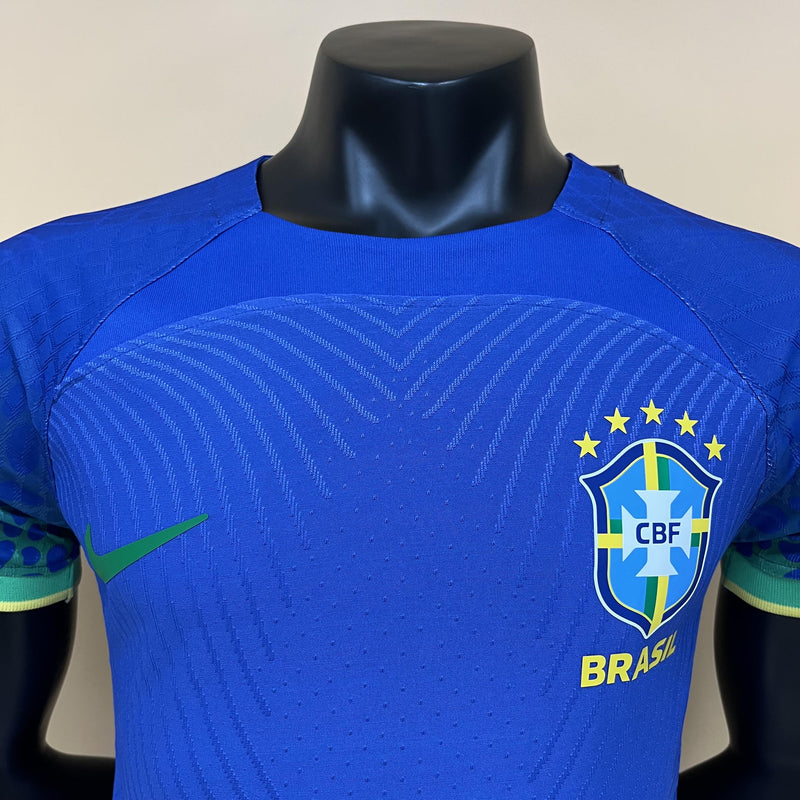 Camisa II Brasil | 22/23 Modelo Jogador Nike - Azul