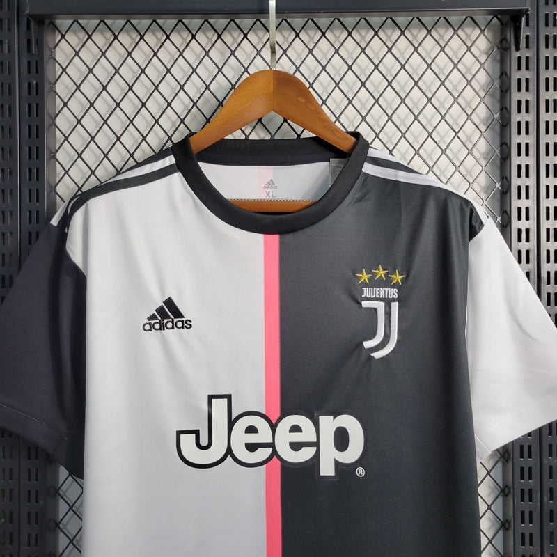 Camisa I Juventus | 19/20 Torcedor Adidas - Preta e Branca
