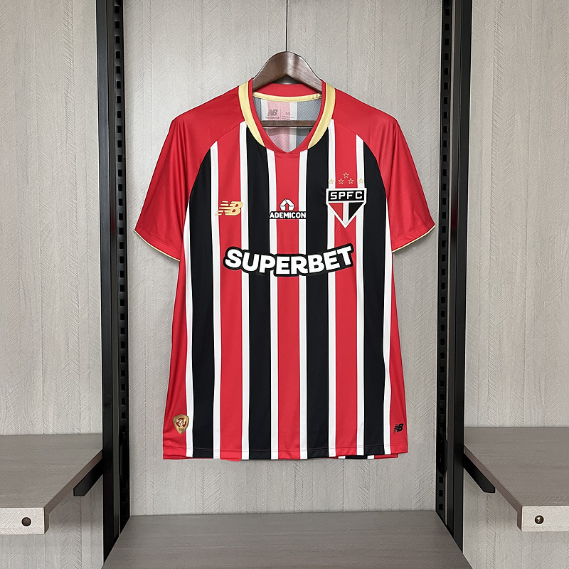 Camisa II São Paulo | 25/26 Torcedor New Balance - Tricolor (Patrocínios)