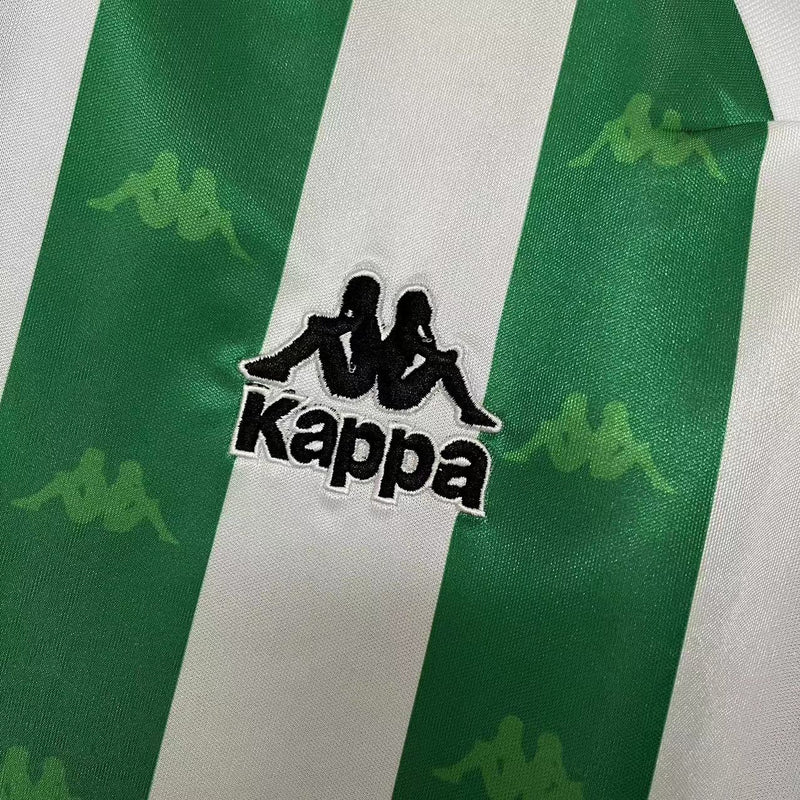 Camisa I Betis Retrô | 95/97 Kappa - Verde e Branca - Manga Longa