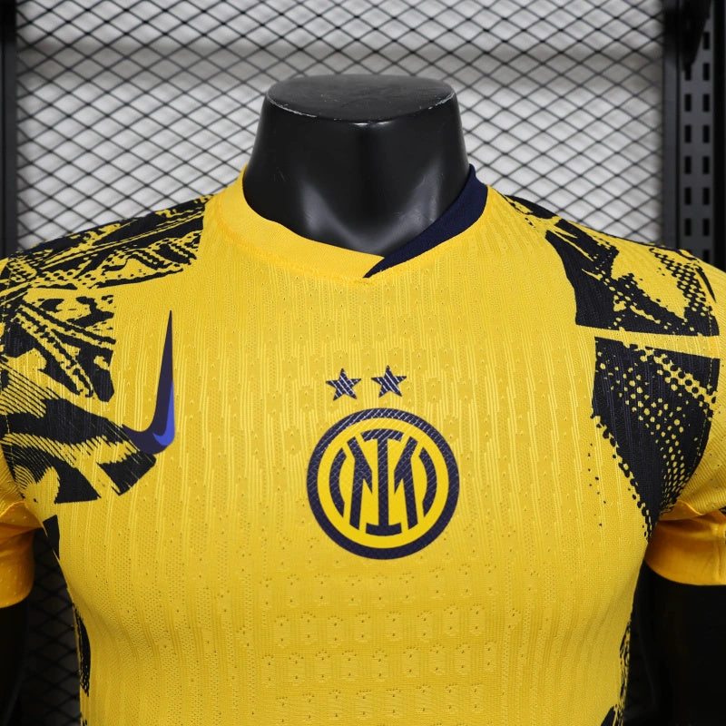 Camisa III Inter de Milão | 24/25 Modelo Jogador Nike - Amarela e Preta