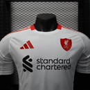 Camisa II Liverpool | 25/26 Modelo Jogador Adidas - Branca e Vermelha