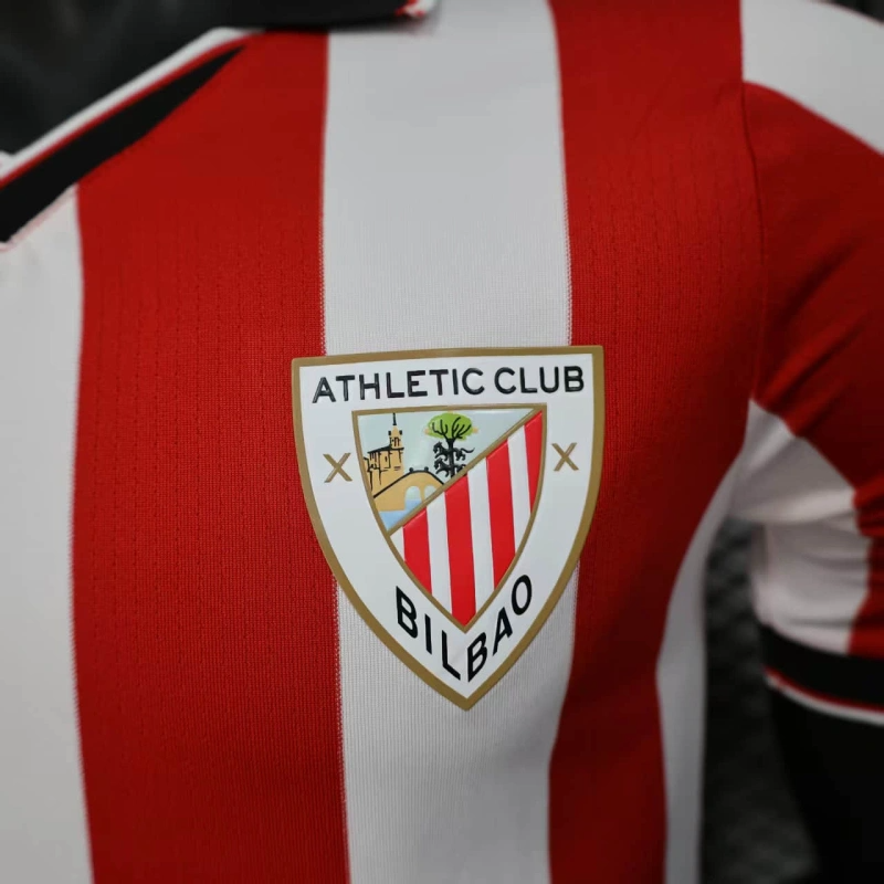 Camisa I Athletic Bilbao | 25/26 Modelo Jogador Castore - Vermelha e Branca