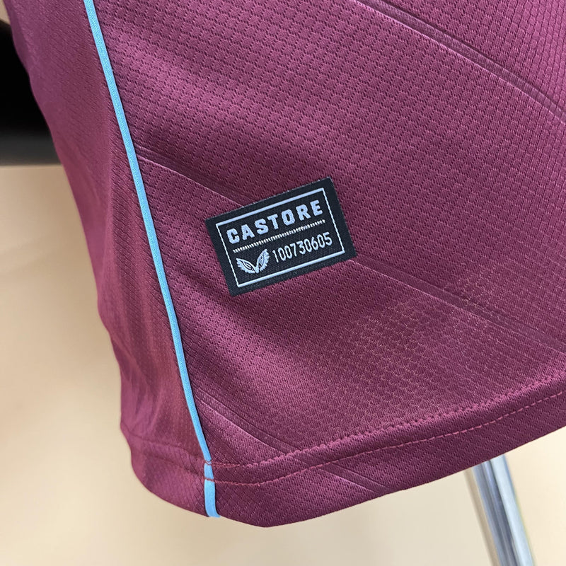 Camisa I Aston Villa | 22/23 Modelo Jogador Castore - Vinho e Azul