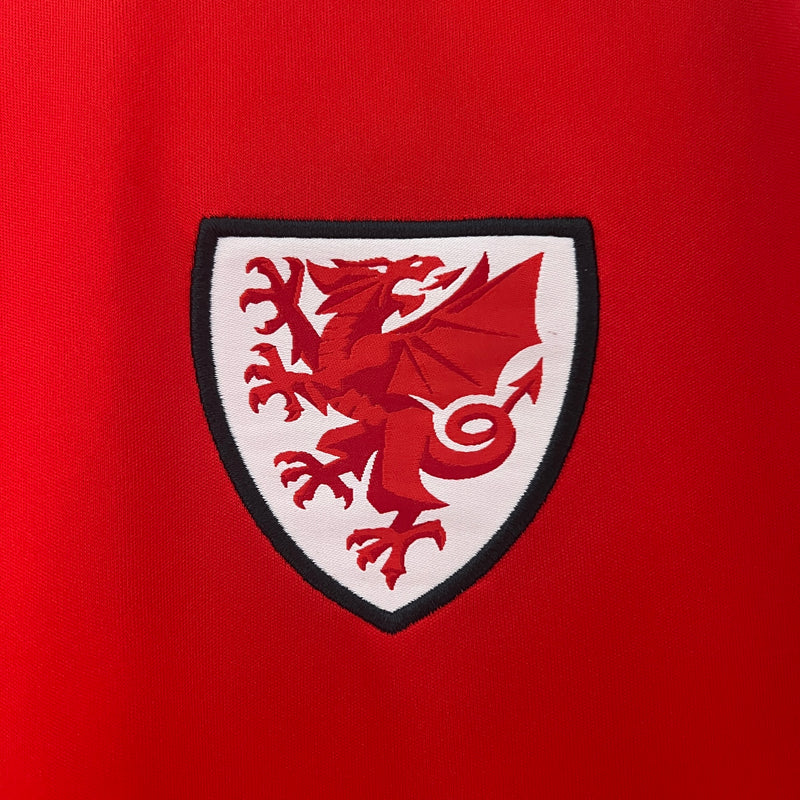 Camisa I País de Gales | 2024 Torcedor Adidas - Vermelha