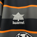 Camisa III Valencia Retrô | 99/00 Luanvi - Cinza Azul e Laranja
