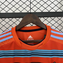 Camisa III Olympique de Marseille Retrô | 11/12 Adidas - Laranja e Azul