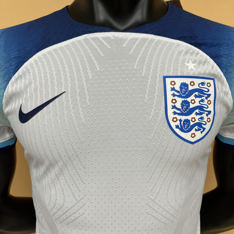 Camisa I Inglaterra | 22/23 Modelo Jogador Nike - Branca e Azul