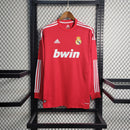 Camisa III Real Madrid Retrô | 11/12 Adidas - Vermelha - Manga Longa