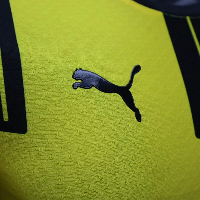 Camisa Copa Borussia Dortmund | 24/25 Modelo Jogador Puma - Amarela e Preta