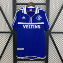 Camisa I Schalke 04 Retrô | 01/02 Adidas - Azul e Branca
