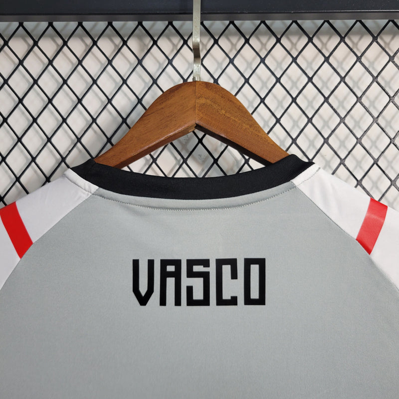 Camisa de Treino Vasco | 23/24 Torcedor Kappa - Cinza