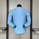 Camisa I Manchester City 0161 | 24/25 Modelo Jogador Puma - Azul (Manga longa)