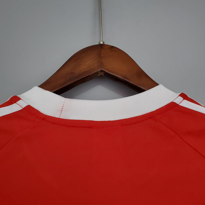 Camisa I Bayern de Munique Champions League Retrô | 2000/01 - Vermelha
