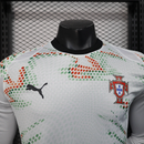 Camisa II Portugal | 2025 Modelo Jogador Puma - Branca (Manga Longa)