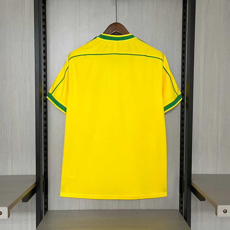Camisa I Brasil Retrô | 1998 Torcedor Nike - Amarela