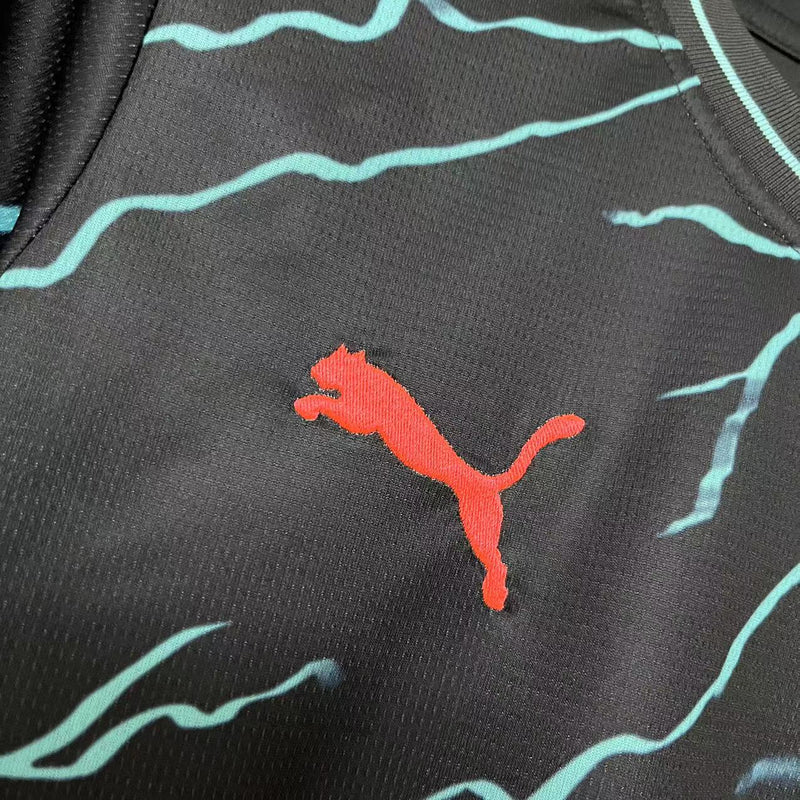 Camisa III Manchester City | 23/24 Torcedor Puma - Preta - Feminina