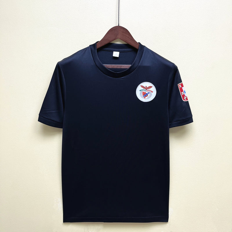 Camisa II Benfica Retrô | 73/74 Torcedor - Preta
