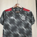 Camisa III Flamengo | 24/25 Torcedor Adidas - Preta e Branca - Feminina