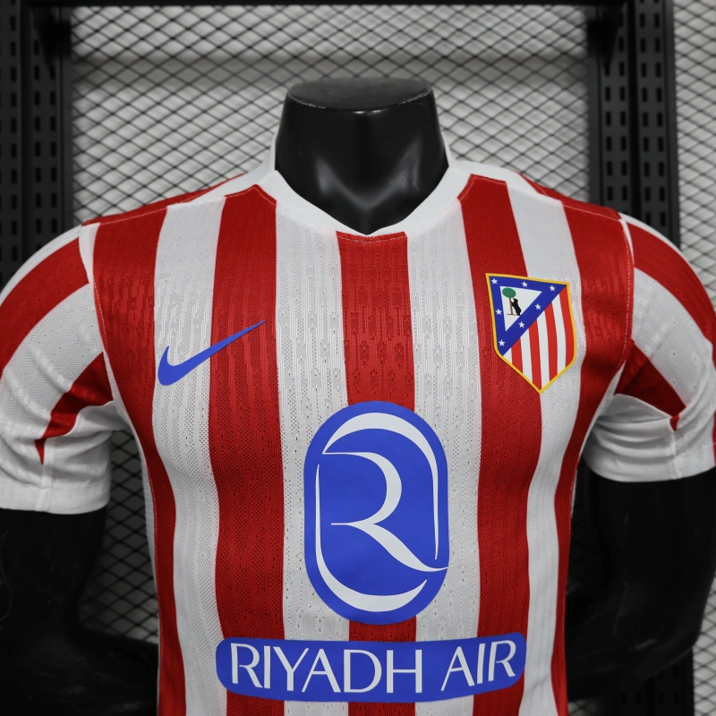 Camisa I Atlético de Madrid | 25/26 Modelo Jogador Nike - Vermelha e Branca