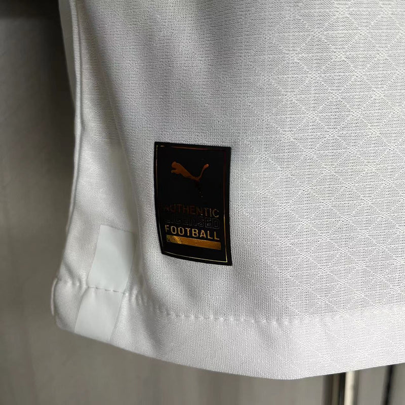 Camisa II Costa do Marfim | 23/24 Modelo Jogador Puma - Branca e Laranja