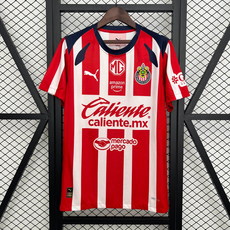 Camisa I Chivas Guadalajara | 25/26 Torcedor Puma - Vermelha e Branca