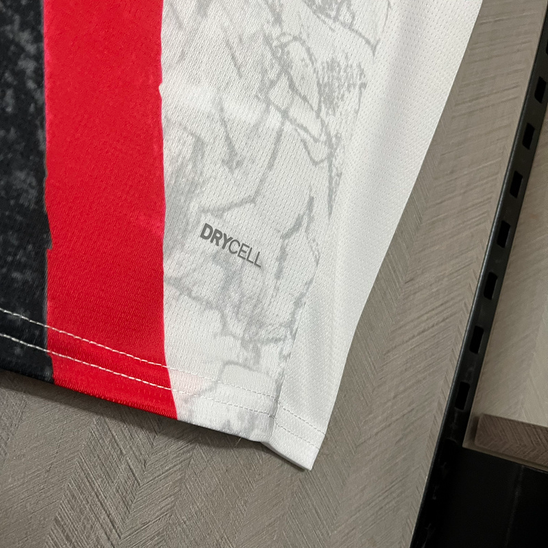 Camisa II Manchester City | 2025 Torcedor Puma - Branca Vermelha e Preta