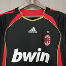 Camisa III Milan Retrô | 06/07 Adidas - Preta e Vermelha - Manga Longa