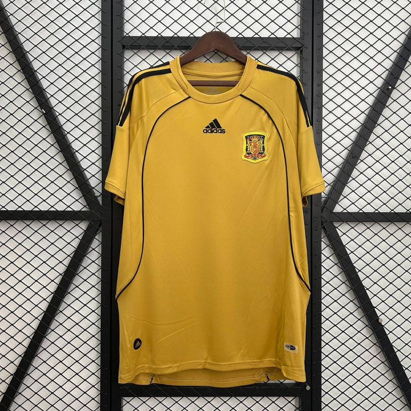Camisa II Espanha Retrô | 2008 Adidas - Dourada
