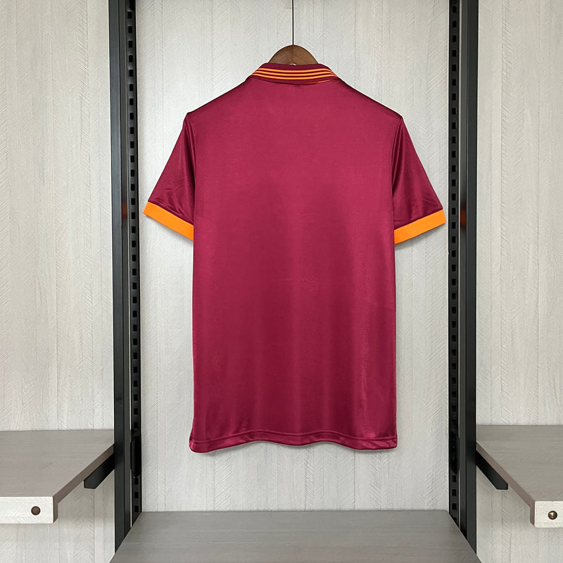 Camisa I Roma Retrô | 92/94 Adidas - Vermelha e Laranja