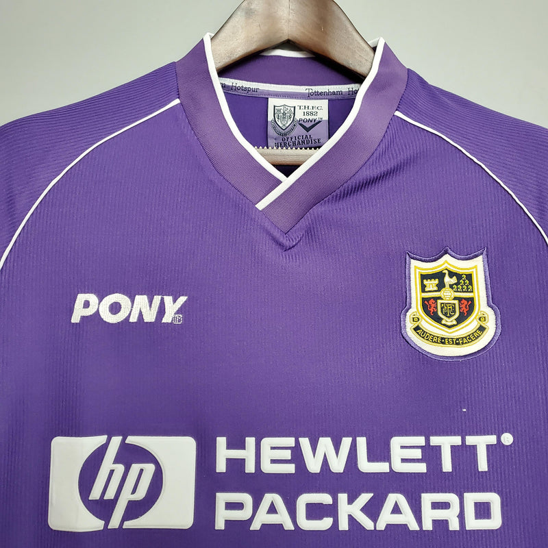 Camisa II Tottenham Retrô | 1998 Torcedor Pony - Roxa
