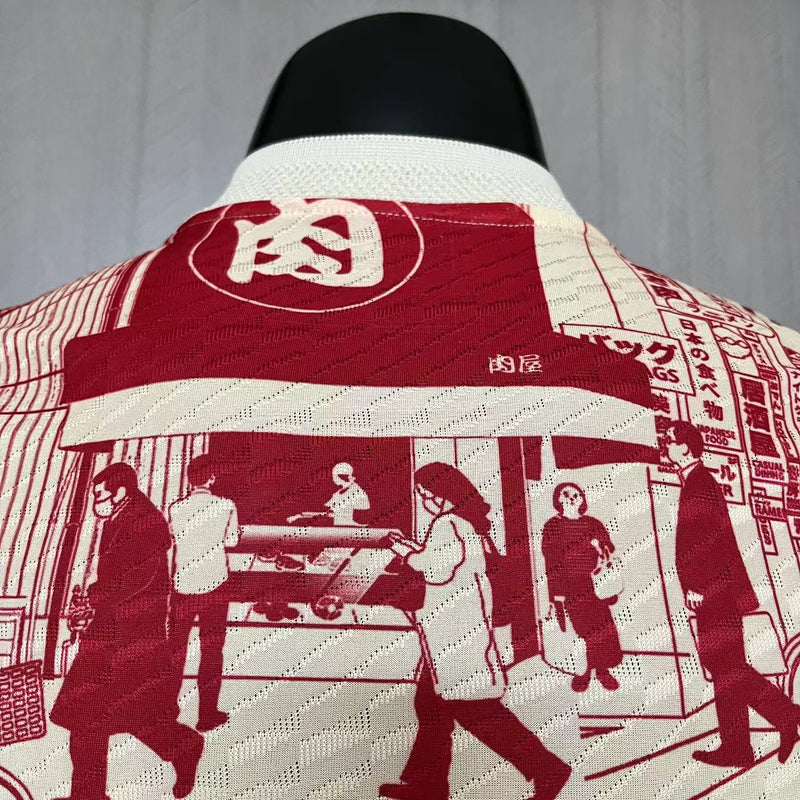 Camisa Edição Especial Tokyo Japão | 23/24 Modelo Jogador Adidas - Vermelha