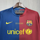 Camisa I Barcelona Retrô | 08/09 Nike - Vermelha e Azul
