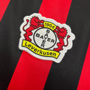 Camisa I Bayer Leverkusen Retrô | 00/01 Adidas - Vermelha e Preta