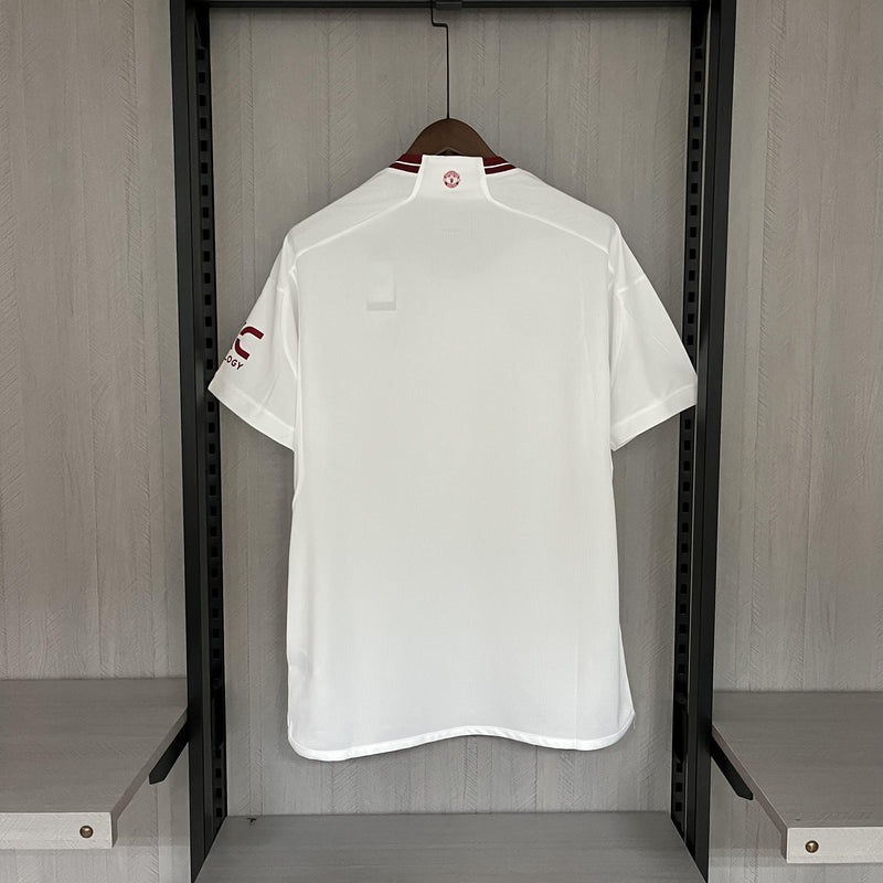 Camisa III Manchester United | 23/24 Torcedor Adidas - Branca