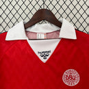 Camisa I Dinamarca Retrô | 1988 Hummel - Vermelha e Branca